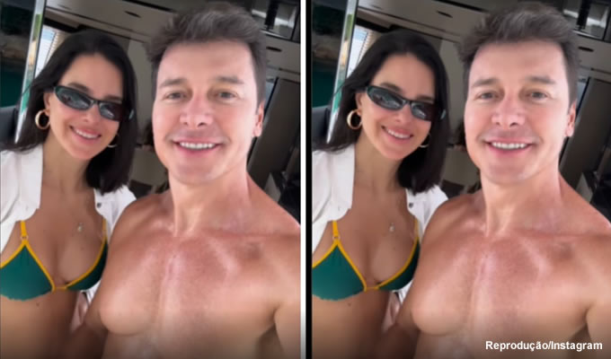 Vera Viel e Rodrigo Faro celebram férias, após tempos difíceis